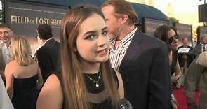 Mary Mouser - Red Carpet Interview - Field of Lost Shoes