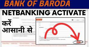 Bank Of Baroda Net Banking Registration Kaise Kare | BOB Net Banking Registration 2023