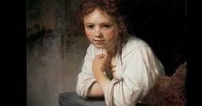 Rembrandt, Girl at a Window