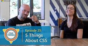 #FiveThings About CSS