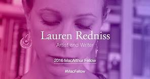 Artist and Writer Lauren Redniss | 2016 MacArthur Fellow