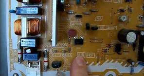 Panasonic TH-P42U20Z plasma TV repair