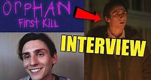 Orphan First Kill Actor Matthew Finlan Shares Behind The Scenes of Esther