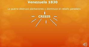 Contexto económico de Venezuela entre 1830-1858