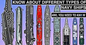 All About Different Types Of Navy Ships You Need To Know (H.D) | Awl You Need To Know 🌎