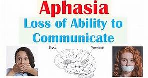 Aphasia | Types (Broca’s, Wernicke’s, Global), Causes, Signs & Symptoms, Diagnosis, Treatment
