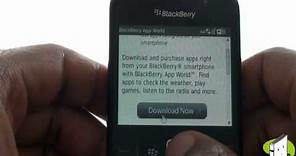 Downloading BlackBerry App World | Curve 8520 | The Human Manual