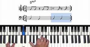 Samba Piano Tutorial - Chords, Comping, Rhythm, Pattern