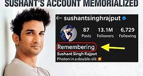 Sushant Singh Rajput - FIRST Bollywood Actor To Get An Instagram Memorial Tribute
