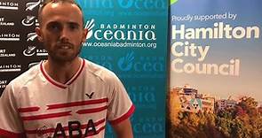 Adam Dolman, representing Badminton... - Badminton Oceania