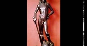 David (Bronce). Donatello. 1430. Museo de Bargello. Florencia. Italia