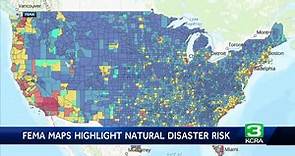Interactive Map: FEMA breaks down chance of natural disaster by area in California