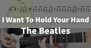 I Wanna Hold Your Hand - The Beatles | guitar tab easy