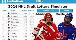 TANKATHON 2024 NHL Draft Simulation | NHL Mock Draft