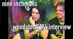 Nine Inch Nails - Woodstock '94 interview