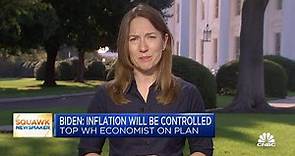 White House economic adviser Heather Boushey: We have seen signs inflation is abating