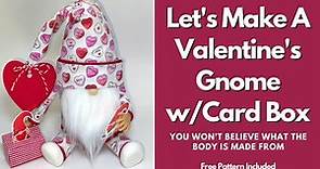 Valentines Day Gnome/Gnome with Arms and Legs/No Sew Gnome