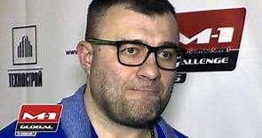 Mikhail Porechenkov - russian actor about MMA Show M-1 Challenge 56