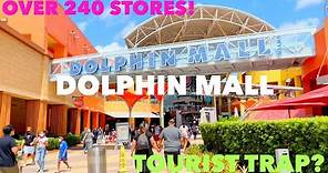 Tour of Dolphin Shopping Mall in Sweetwater, Florida.