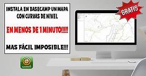 MAPA instalable PARA BASECAMP con CURVAS DE NIVEL 2021 - Viajeros Fisgones
