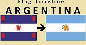 Flag of Argentina : Historical Evolution (with Argentine national anthem)