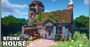 Minecraft Stone House Tutorial [How to Build]