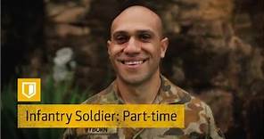 Part-time Infantry Soldier in the Army Reserve