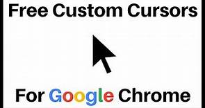 How To Add A Custom Cursor In Google Chrome Web Browser
