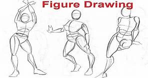 Figure Drawing Lessons 1/8 - Secret To Drawing The Human Figure
