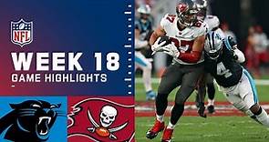 Panthers vs. Buccaneers Week 18 Highlights | NFL 2021