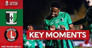 Cray Valley v Charlton Athletic | Key Moments | First Round Replay | Emirates FA Cup 2023-24