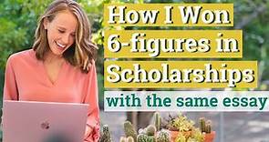 How to Reuse Scholarship Essays & Win Over and Over