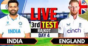 India vs England, 3rd Test, Day 4 | India vs England Live Match | IND vs ENG Live Score & Commentary