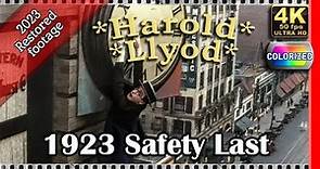 Full movie: Safety Last! (1923) ft Harold Lloyd [Colorized 50fps 4k]