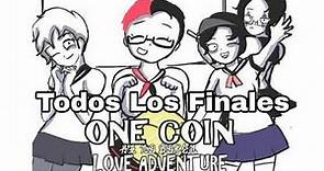 💕Todos Los 5 Finales De One Coin Love Adventure /Pero El Gameplay Es Del Maau/💕