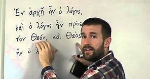 Greek for Beginners, with New Testament; John 1:1