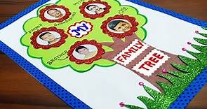 Family Tree School Project | How to Make Family Tree | Family Tree Model | Family Tree Project Idea