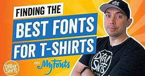 30+ Best Fonts for T-Shirts. How to choose the right font for your shirt design & get more sales.