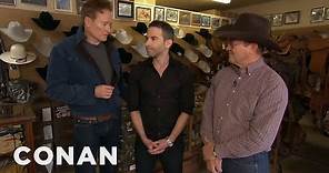 Conan Gives Jordan Schlansky A Cowboy Makeover | CONAN on TBS