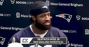 Deatrich Wise Jr. Speaks To Scuffle During Patriots OTA Practice