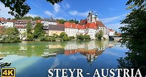 Steyr Austria , Walking Tour 4K UHD