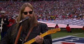 Chris Stapleton Sings the National Anthem at Super Bowl LVII