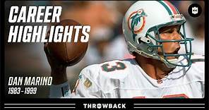 Dan Marino's "Quick Release" Career Highlights! | NFL Legends