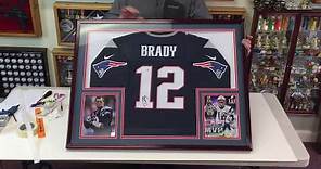 How to Professionally Frame a Football Jersey in a Sports Display Case