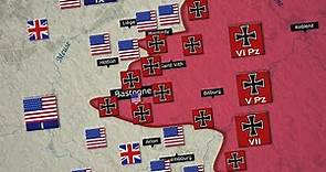 Battle of the Bulge | War Map Animation(16 Dec 1944 – 28 Jan 1945)