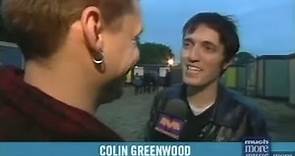 Colin Greenwood - Glastonbury 1997 (MuchMusic interview, incomplete)