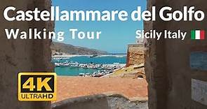 Castellammare del Golfo Sicily Walking Tour 4k Walk Italy 🇮🇹