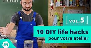 Astuces bricolage Vol. 5 ! 10 DIY life hacks pour votre atelier [tuto bricolage - ManoMano]