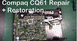 Compaq Presario CQ61 Repair + Restoration / Instant Power Off Issue