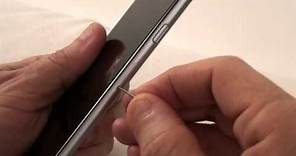 iPhone 6 - How to Remove and Insert a SIM Card